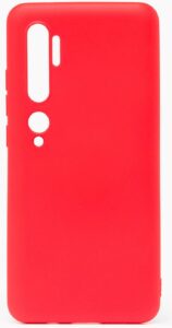 Back panel cover Evelatus Xiaomi Xiaomi Mi Note 10 / Mi Note 10 Pro Nano Silicone Case Soft Touch TPU Red