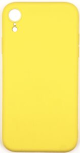 Back panel cover Evelatus Apple iPhone XR Nano Silicone Case Soft Touch TPU Yellow