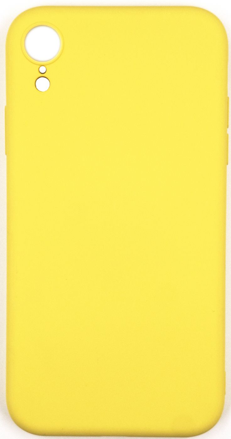 Back panel cover Evelatus Apple iPhone XR Nano Silicone Case Soft Touch TPU Yellow