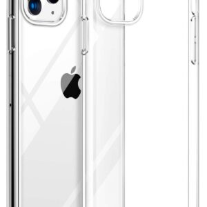 Back panel cover Evelatus Apple iPhone 11 Pro Max Clear Silicone Case 1.5mm TPU Transparent