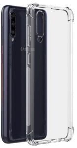 Nugarėlės dėklai Evelatus Samsung A30s TPU 1.5MM Military Shockproof Silicone Case TPU Transparent