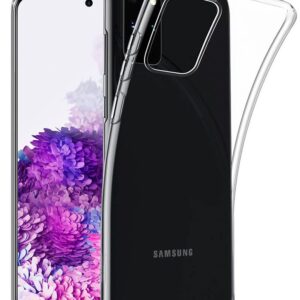 Back panel cover Evelatus Samsung Galaxy S20 Plus Clear Silicone Case 1.5mm TPU Transparent