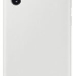 Aizmugurējais vāciņš Samsung  Note 10 Leather cover case White