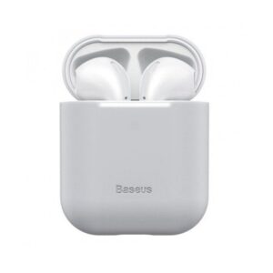 Maciņš austiņām Baseus Apple Silica Series Ultra-Thin Silicone Protector Case for AirPods 1/2 Grey
