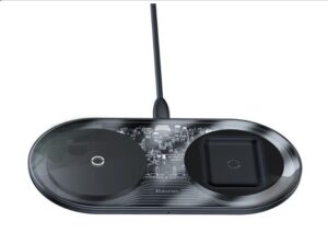Bezvadu lādētājs Baseus  WXJK-A01 Simple 2in1 Wireless Charger 18W