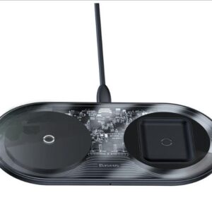 Juhtmeta laadija Baseus  WXJK-A01 Simple 2in1 Wireless Charger 18W 