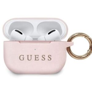Headphone case Guess Apple Silicone Cover for AirPods Pro Light Pink