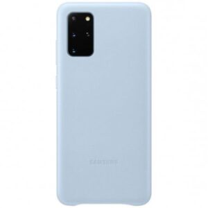 Aizmugurējais vāciņš Samsung  Galaxy S20 Plus Leather Cover Blue