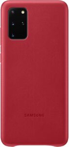 Back panel cover Samsung  Galaxy S20 Plus Leather Cover Red