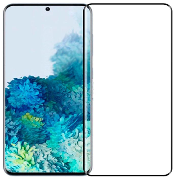 Protective glass Evelatus Samsung Galaxy S20 Ultra 2.5D Full Cover Japan Glue Glass Anti-Static