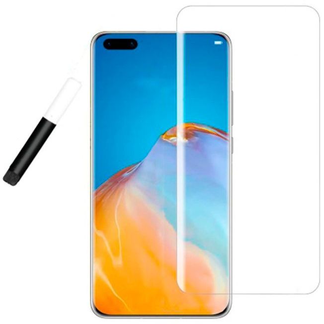 Kaitseklaasid Evelatus Huawei P40 Pro Clear Glass UV + Glue