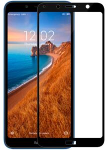 Apsauginiai stiklai iLike Xiaomi Redmi 7a 2.5D Black Frame Full Glue