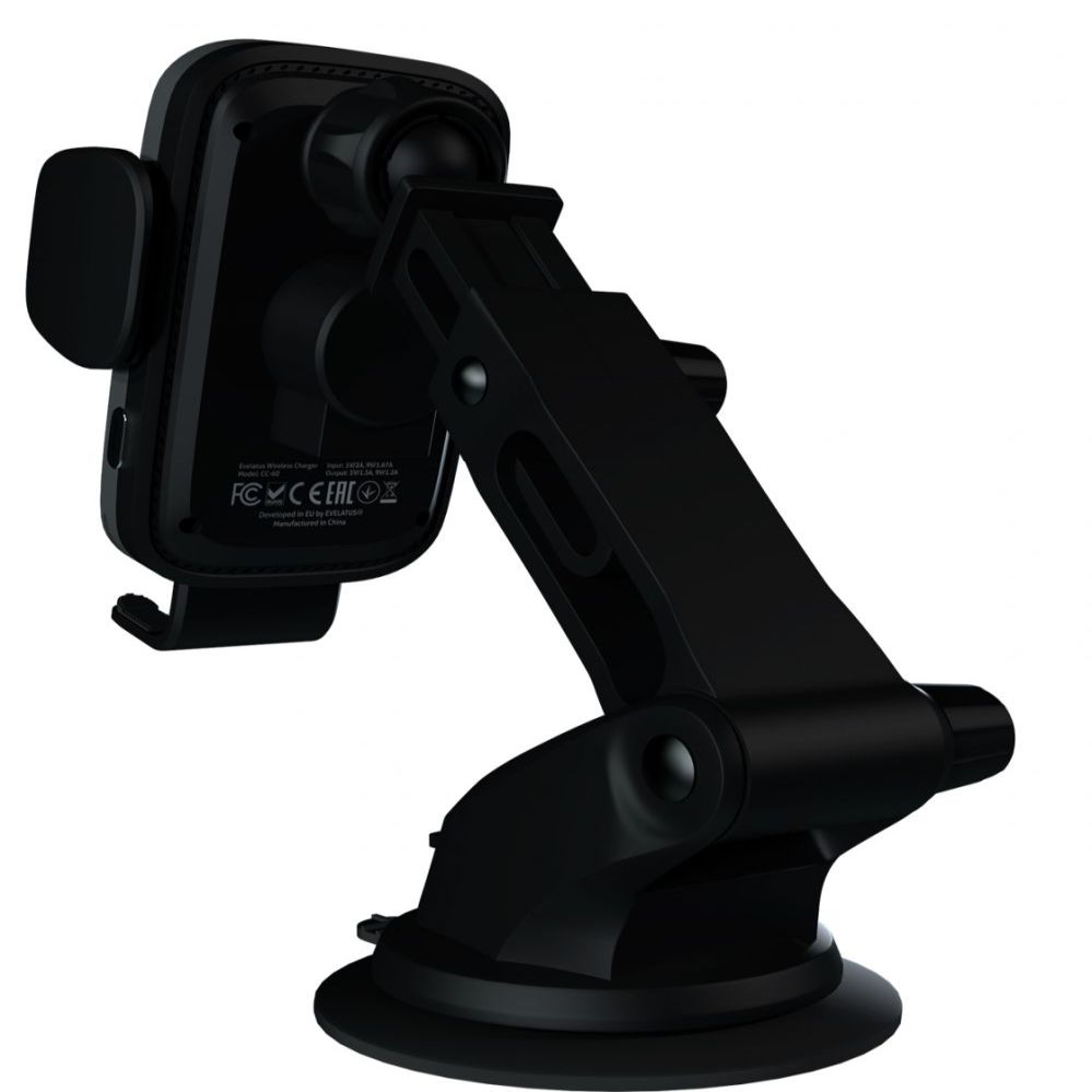 Auto turētājs Evelatus - Car Holder Wireless Charger WCH03 15W Black