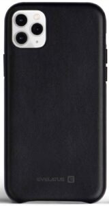 Aizmugurējais vāciņš Evelatus Apple iPhone 11 Pro Leather Case Black