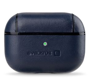 Maciņš austiņām Evelatus Apple AirPods Pro Leather Protective Case Dark Blue