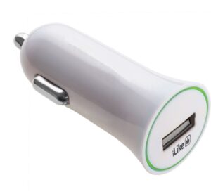 Авто зарядка iLike - Car Charger ICC01 White