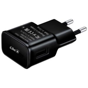 Adapteriai iLike  iLike Travel Charger ITC01 Black