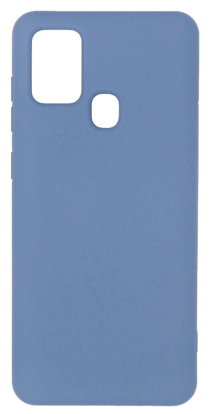 Back panel cover Evelatus Samsung Galaxy A21s Nano Silicone Case Soft Touch TPU Blue