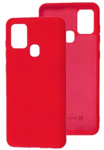 Aizmugurējais vāciņš Evelatus Samsung Galaxy A21s Nano Silicone Case Soft Touch TPU Red