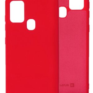 Back panel cover Evelatus Samsung Galaxy A21s Nano Silicone Case Soft Touch TPU Red