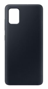 Aizmugurējais vāciņš Evelatus Samsung Galaxy A41 Nano Silicone Case Soft Touch TPU Black