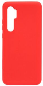 Nugarėlės dėklai Evelatus Xiaomi Xiaomi Mi Note 10 Lite Soft Touch Silicone Red