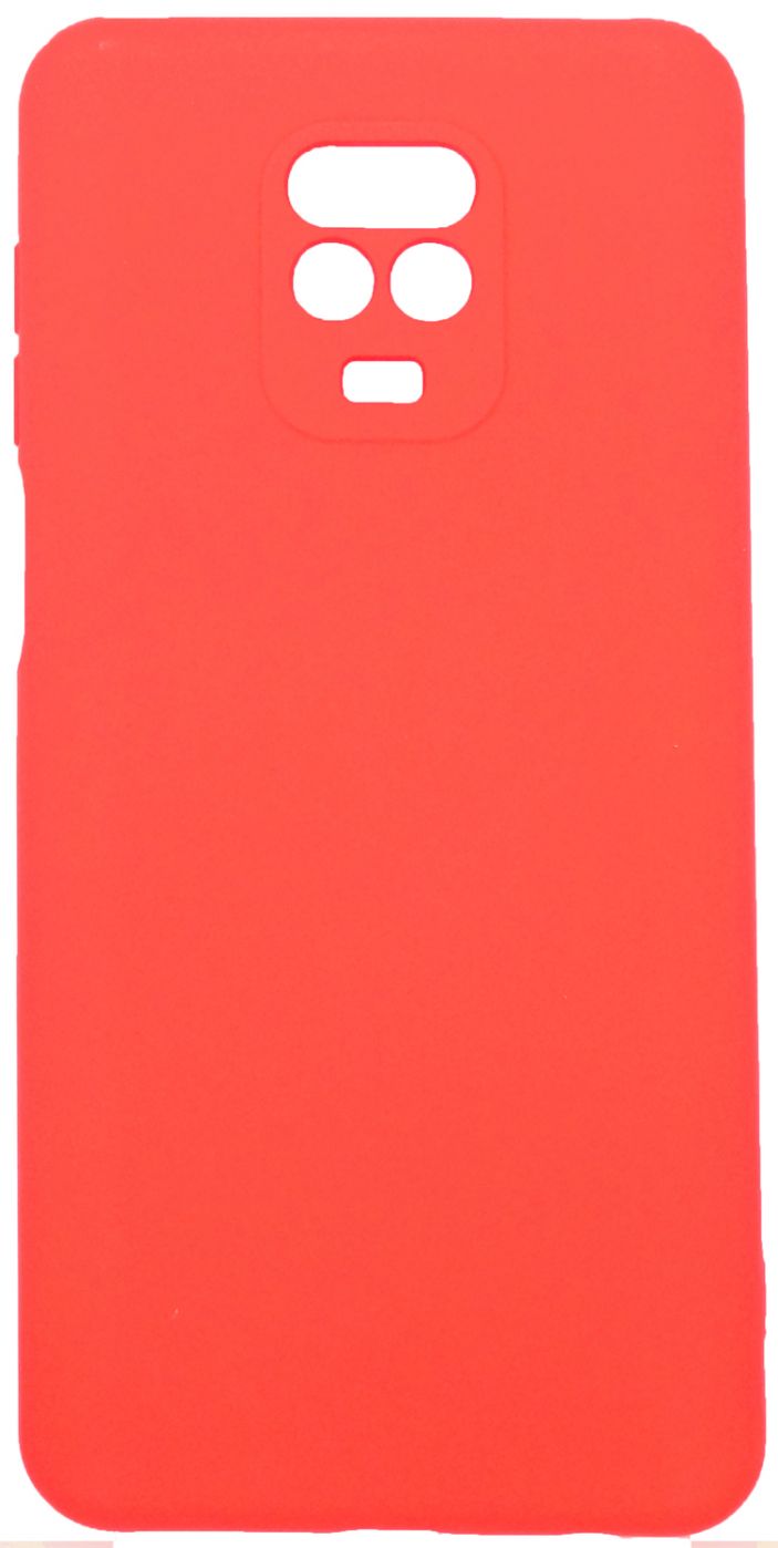 Back panel cover Evelatus Xiaomi Xiaomi Redmi Note 9 Pro / Redmi Note 9S Nano Silicone Case Soft Touch TPU Red