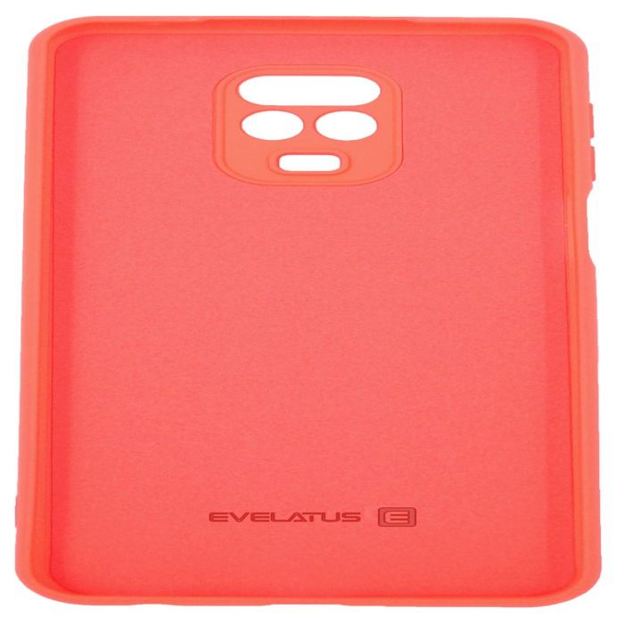 Back panel cover Evelatus Xiaomi Xiaomi Redmi Note 9 Pro / Redmi Note 9S Nano Silicone Case Soft Touch TPU Red