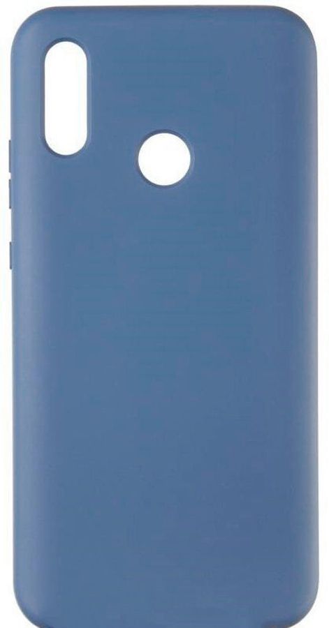 Back panel cover Evelatus Huawei Huawei P Smart 2019 Soft Touch Silicone Blue
