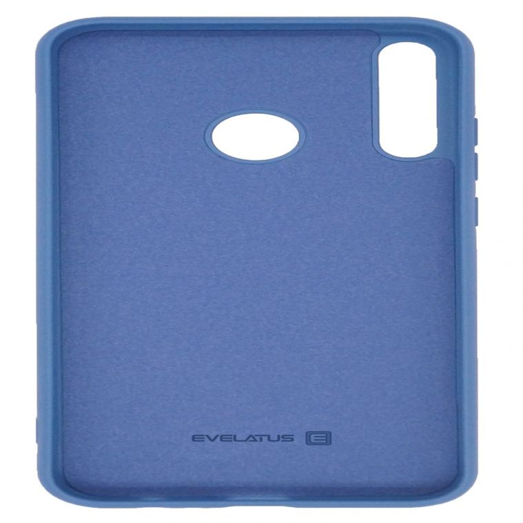 Aizmugurējais vāciņš Evelatus Huawei P40 Lite E Soft Touch Silicone Blue
