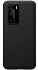 Aizmugurējais vāciņš Evelatus Huawei P40 Nano Silicone Case Soft Touch TPU Black