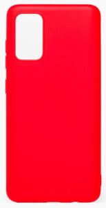 Back panel cover Evelatus Samsung Galaxy S20 Plus Nano Silicone Case Soft Touch TPU Red