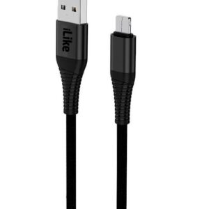 Kabelis iLike - iLike Charging Cable for MicroUSB ICM01 Black