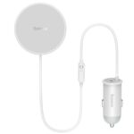 Auto holder Baseus  Wireless car charger with MagSafe 15W holder for air vent + USB Type C 25W White