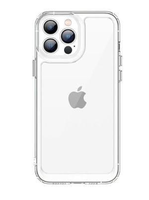 Tagakaaned iLike Apple iPhone 12 Pro Max Space Case hard cover with a gel frame Transparent White