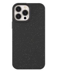 Back panel cover Eco Apple iPhone 14 Pro silicone degradable cover Black