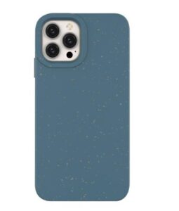 Back panel cover Eco Apple iPhone 14 Pro Max silicone degradable cover Blue