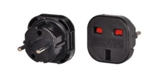 Adapteriai iLike  UK/EU CHARGER ADAPTER Black