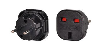 Адаптер iLike UK/EU CHARGER ADAPTER Black