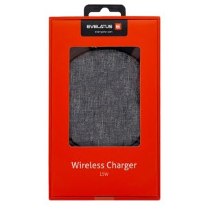 Wireless charger Evelatus - Evelatus Wireless Desk charger EWC04 Fabric