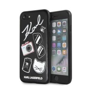 Nugarėlės dėklai Karl Lagerfeld Apple iPhone 7/8/SE2020 Pins Hard Case Black Black