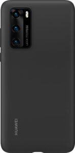 Back panel cover Huawei  P40 Silicone case Black
