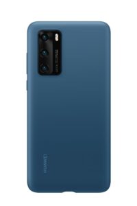 Back panel cover Huawei  P40 Silicone case Blue