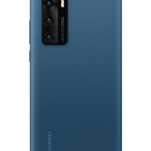 Back panel cover Huawei  P40 Silicone case Blue