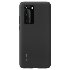 Back panel cover Huawei  P40 Pro Silicone case Black