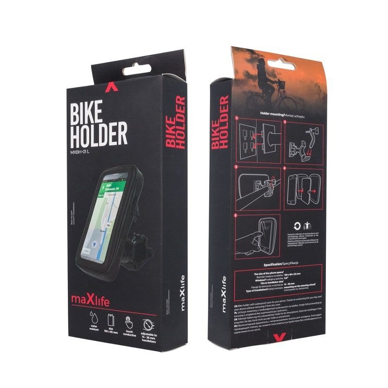 Auto holder Maxlife Bike Holder L Black