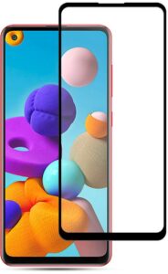 Apsauginiai stiklai iLike Samsung Samsung A21s 2.5D Black Frame Full Glue