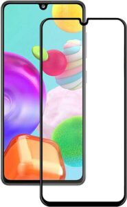 Apsauginiai stiklai iLike Samsung Samsung A41 2.5D Black Frame Full Glue