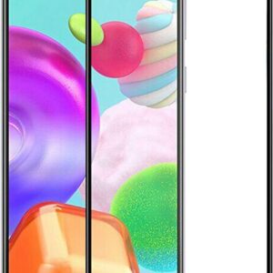 Aizsargstikls iLike Samsung Samsung A41 2.5D Black Frame Full Glue