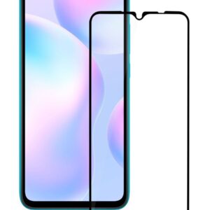 Aizsargstikls iLike Xiaomi Xiaomi Redmi 9 2.5D Black Frame Full Glue (without packaging)